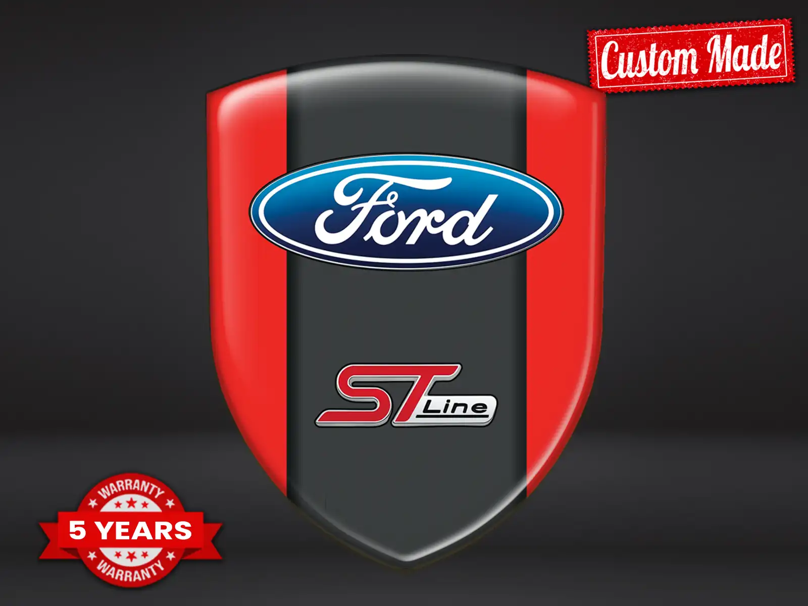 Ford Decalcomanie Auto su Misura Max Pro Durevoli Chic